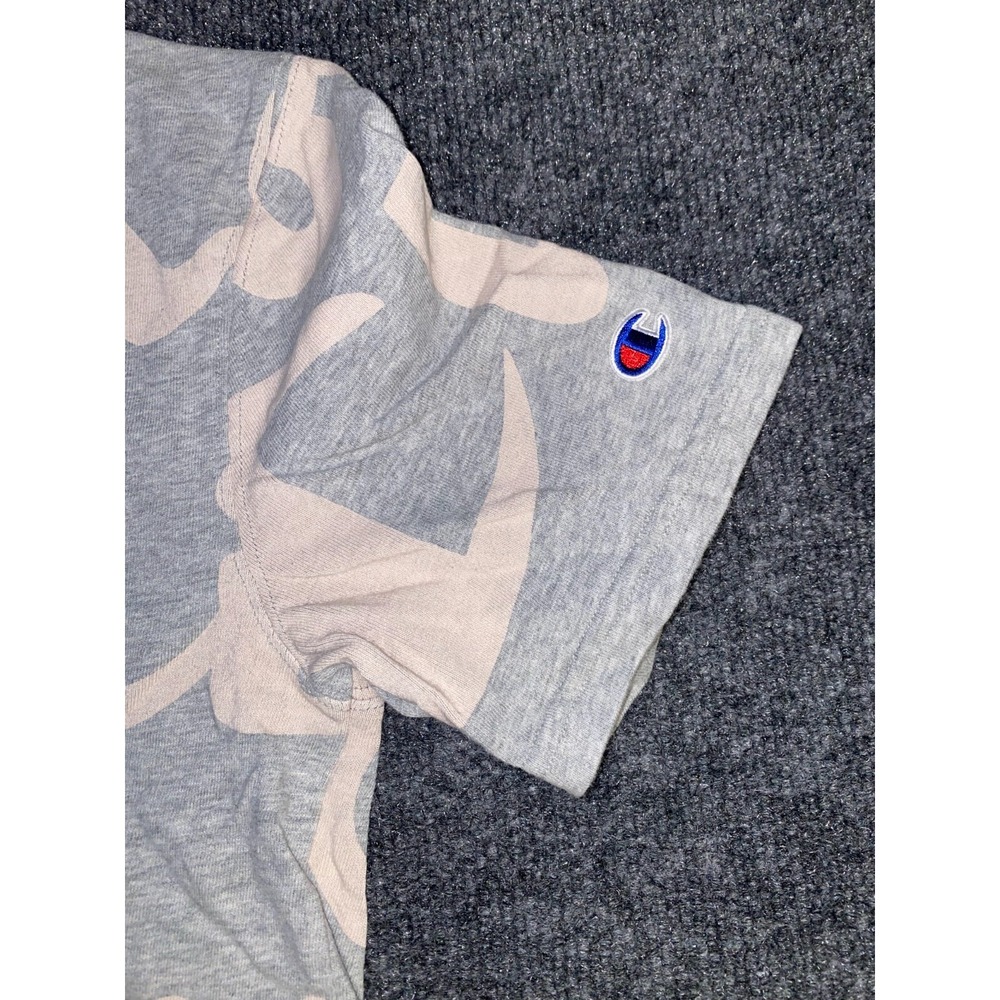 Champion Heritage Tee Shirt Mens Small Gray Athletic Apparel Crew Neck Pony Logo - Picture 3 of 6